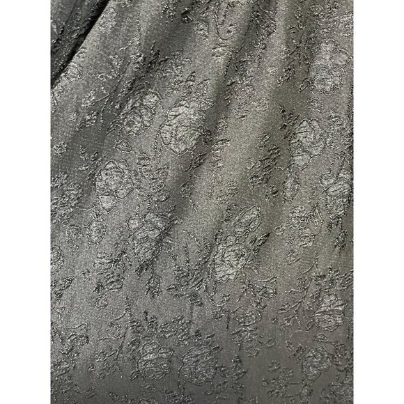 Draper James Dress 2X Black Smock Floral Preppy Neutral Retro Classic Minimalist - Picture 7 of 16